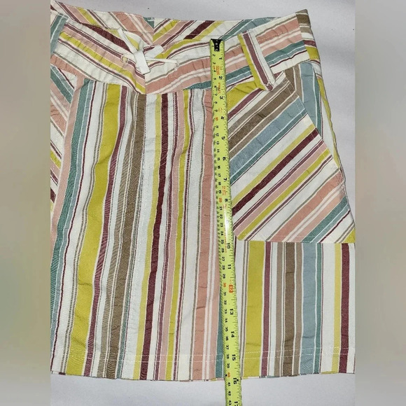 Patagonia Striped Skirt Drawstring Waist Pockets Size Large Cottagecore - Picture 8 of 9